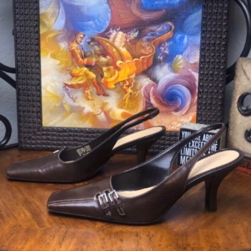 Nine West Brown Heels
